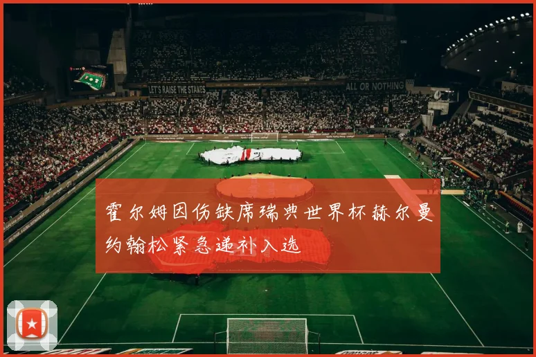 霍尔姆因伤缺席瑞典世界杯赫尔曼约翰松紧急递补入选